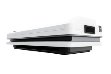 Sleek White Technological Marvel, A Futuristic Device Promising Innovative Solutions, Showcasing Clean Lines And A Minimalist Design Against A Bright Background Isolated on Transparent Background