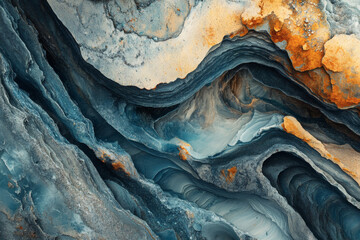 Naklejka premium Glacier Valleys and the Remarkable Impact of Ice and Erosion on Landscape Formation