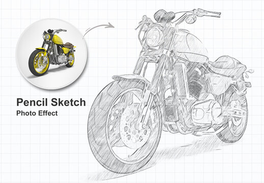 Pencil Sketch Photo Effect
