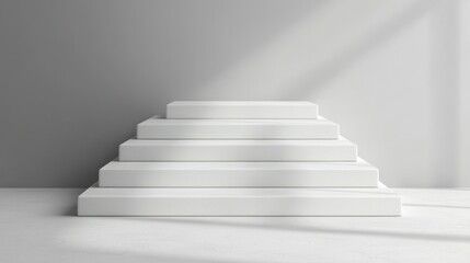 White Steps Display