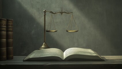 Justice Scales and Law Books:  Seeking Legal Equilibrium,  Ancient Wisdom Guides Modern Justice.
