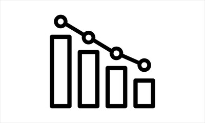 Graphs and charts web icon. diagrams for business infographics