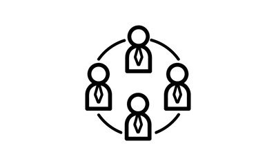 Communication icon flat Style Vector Illustration.