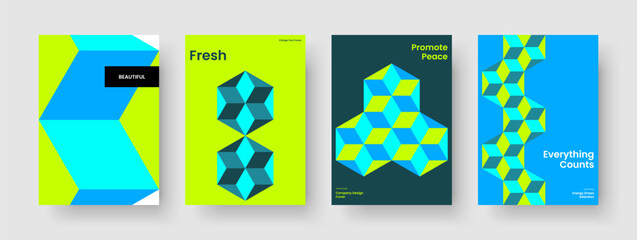 Fototapeta premium Modern Poster Layout. Geometric Brochure Template. Isolated Report Design. Flyer. Business Presentation. Background. Book Cover. Banner. Brand Identity. Catalog. Magazine. Portfolio. Notebook