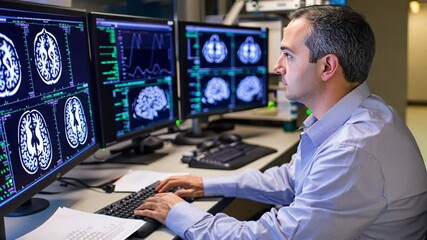 Cutting-edge brain research conducted in a state-of-the-art laboratory setting. - Powered by Adobe