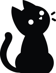 cat vector silhouettes