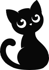 cat vector silhouettes
