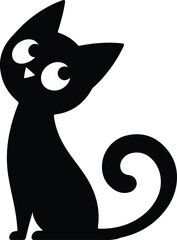 cat vector silhouettes