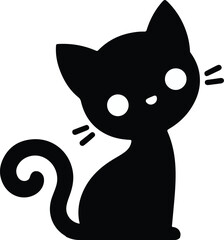 cat vector silhouettes