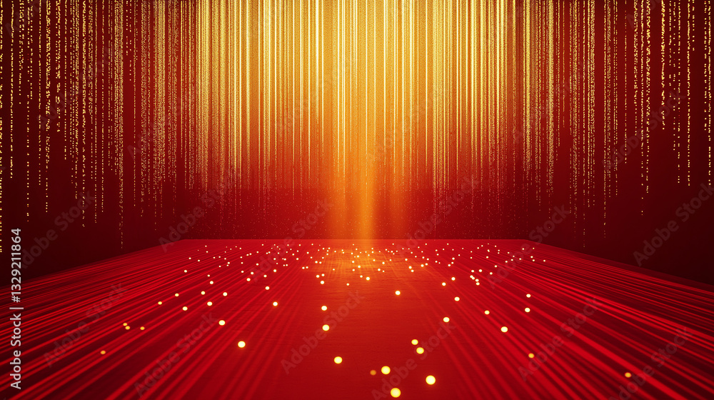Poster abstract background with spotlight,abstract background with red lights,stage with spotlight