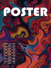 Abstract vector poster