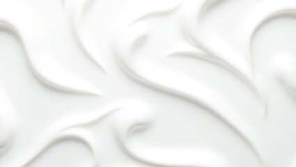 Obraz premium White lotion cosmetic product background with beauty skincare cream texture.