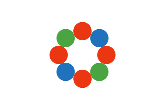 Flag of Nanto, Toyama, Flag background. Vector illustration