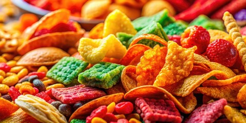 Fototapeta premium Scrumptious manicure designs: tempting nail art photographed up close, a yummy feast for the eyes.