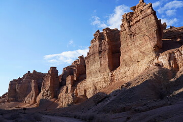 Fototapeta premium Charyn Canyon. Valley of Castles. The State National Nature Park.