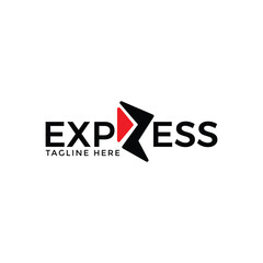 express logo modern minimalist