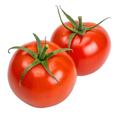 tomatoes isolated on white background