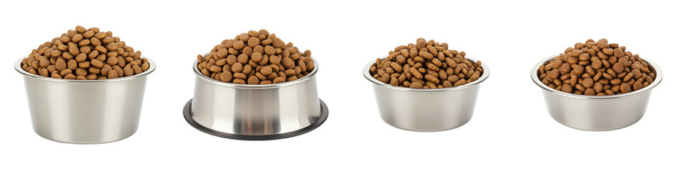 Bowl of Dry Pet Food, Cut Out Set