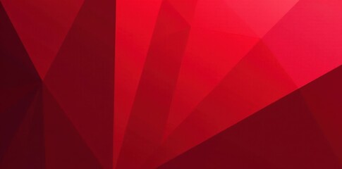 Obraz premium Crimson backdrop, sharp angles, overlapping polygons, shapes, illustration