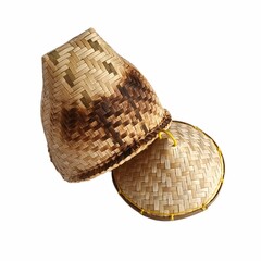 Mortar and pestle and a traditional rice cooker