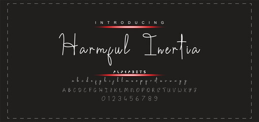 Hand drawn vector alphabet. Modern monoline signature script font. Elegant Signature Font. Best Alphabet Beautiful Calligraphy Signature Font
