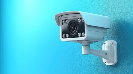 Security camera efficiently mounted on a wall for enhanced home surveillance and safety monitoring