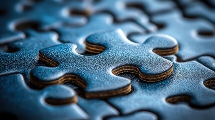 Single puzzle piece isolated on white background symbolizing problem solving and creativity