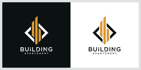 Building logo design architecture inspiration, Vector illustration