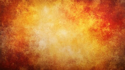 A textured abstract background featuring warm shades of orange, yellow, and red