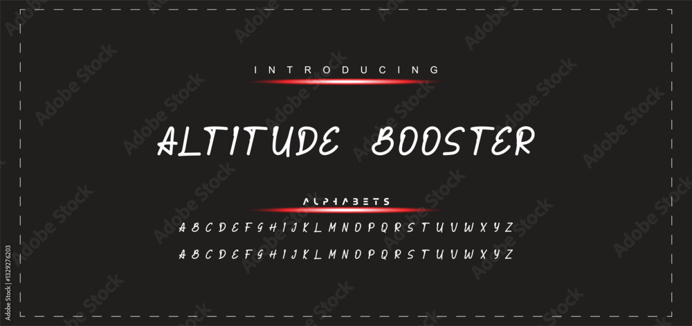 Fototapete hand drawn vector alphabet. modern monoline signature script font. elegant signature font. best alph