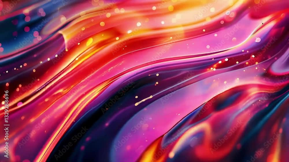Poster creative abstract background design featuring vibrant colors and flowing patterns ideal for modern b