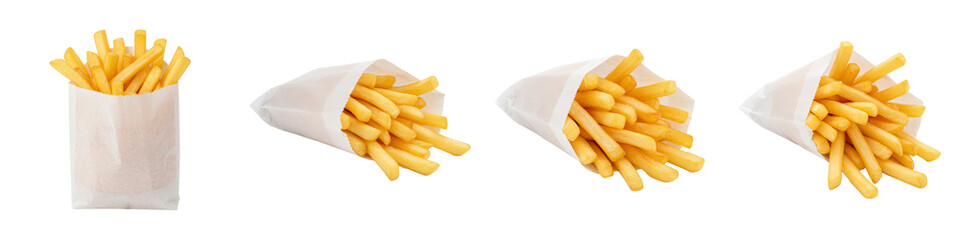 French Fries in a Paper Bag, Cut Out Set