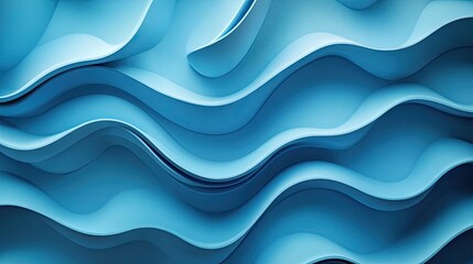 Fototapeta premium Abstract Blue Wave Pattern Background Texture Design Illustration Graphic Art Image