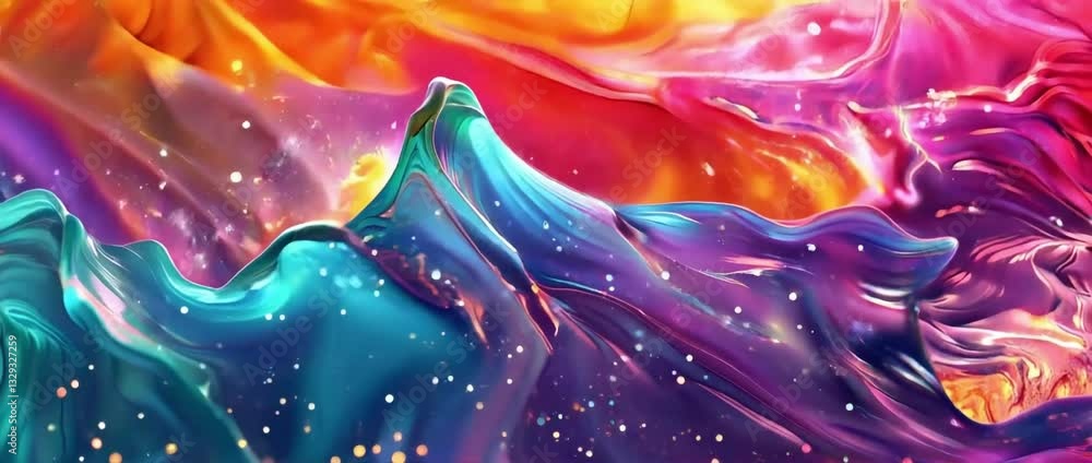 Poster stunning abstract background design featuring vibrant colors and fluid patterns for business applica