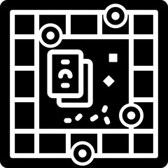 Board Game glyph icon