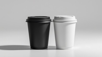 Disposable To-Go Coffee Cups Mockup Pack