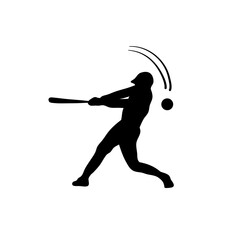 Baseball Player Silhouettes
