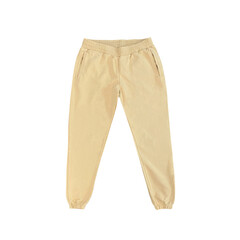 Sweatpants sand beige front