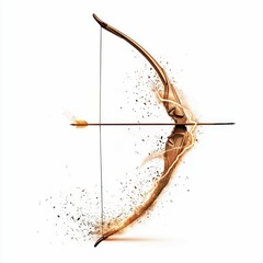 Bow and Arrow in Flight