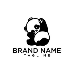 This logo features a panda with a cute pose and a loving expression, reflecting a sense of affection and warmth.