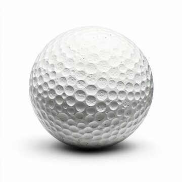 Isolated Golf Ball Detail