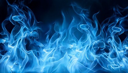 Obraz premium Electric Blue Fire Texture
