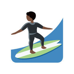 Fototapeta premium Surfing