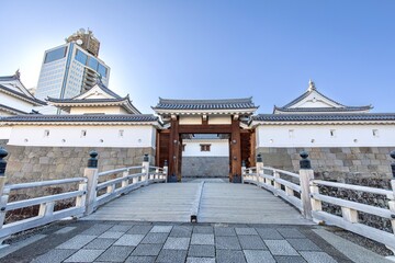 静岡市、駿府城の東御門