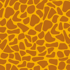 Giraffe Print Pattern - Vector Design