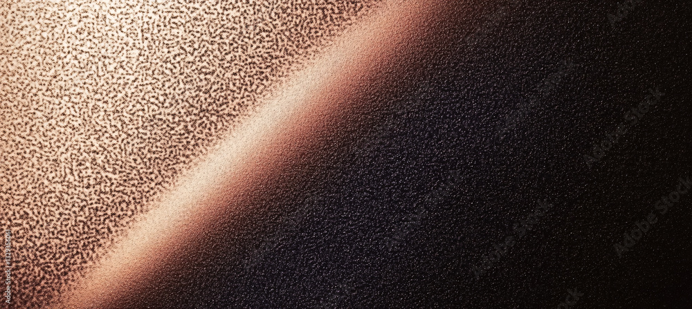 Aufkleber abstract gradient texture background with diagonal light and dark brown speckled surface