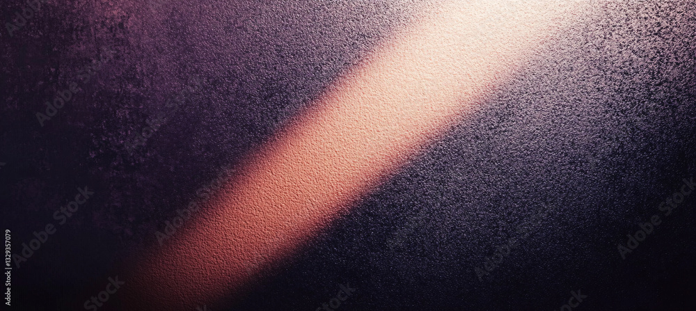 Aufkleber abstract background with diagonal light beam on textured surface