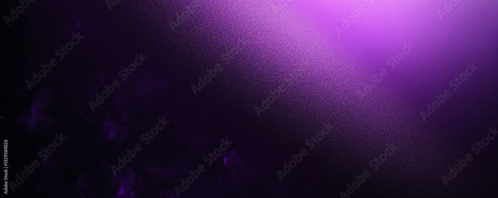 Poster abstract purple and black gradient background texture with grunge and noise effects