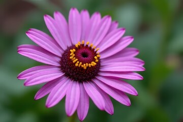 Obraz premium Aster Flower Closeup in Macro Photography