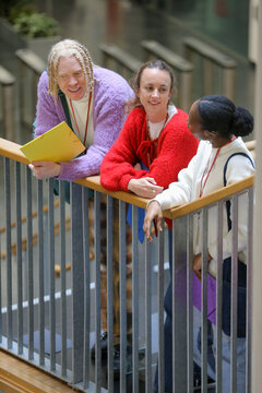 Group of disabled students at university